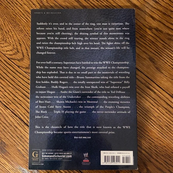 The WWE Championship: A Look Back at the History of the WWE Championship book - Picture 2 of 4